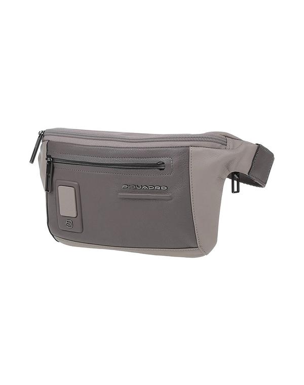 ピクアドロ メンズ バッグ ウエストポーチ PIQUADRO Gray グレー｜ReVida 店