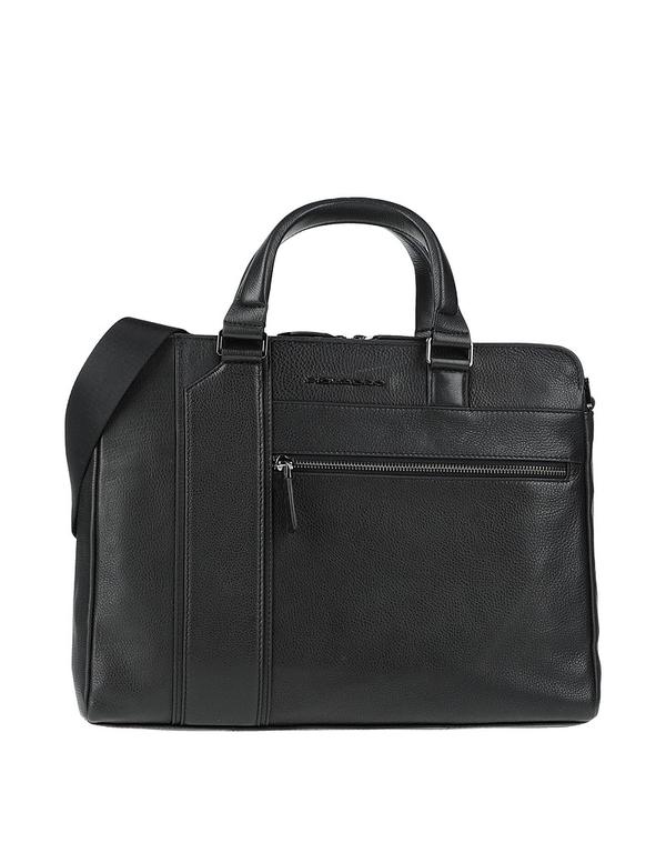 ピクアドロ メンズ バッグ ブリーフケース PIQUADRO Black ブラック｜ReVida 店