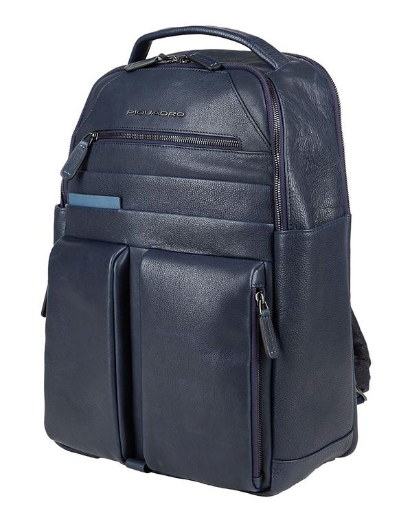 ピクアドロ メンズ バッグ バックパック・リュックサック PIQUADRO Navy ネイビー|ReVida 店