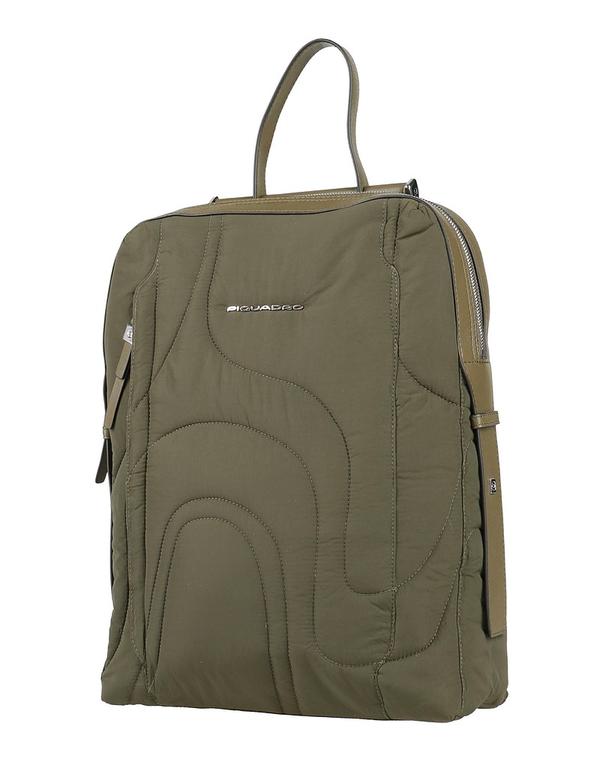 ピクアドロ メンズ バッグ バックパック・リュックサック PIQUADRO Military Green グリーン|ReVida 店
