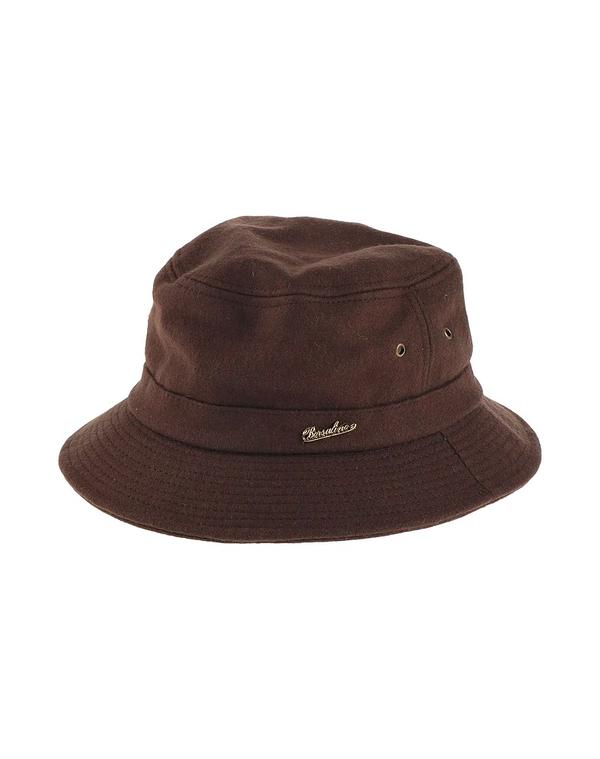 ボルサリーノ メンズ アクセサリー 帽子 BORSALINO Chocolate Brown ブラウン|ReVida 店