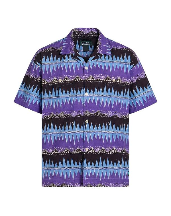 マナスタッシュ メンズ トップス シャツ MANASTASH Purple パープル|ReVida 店