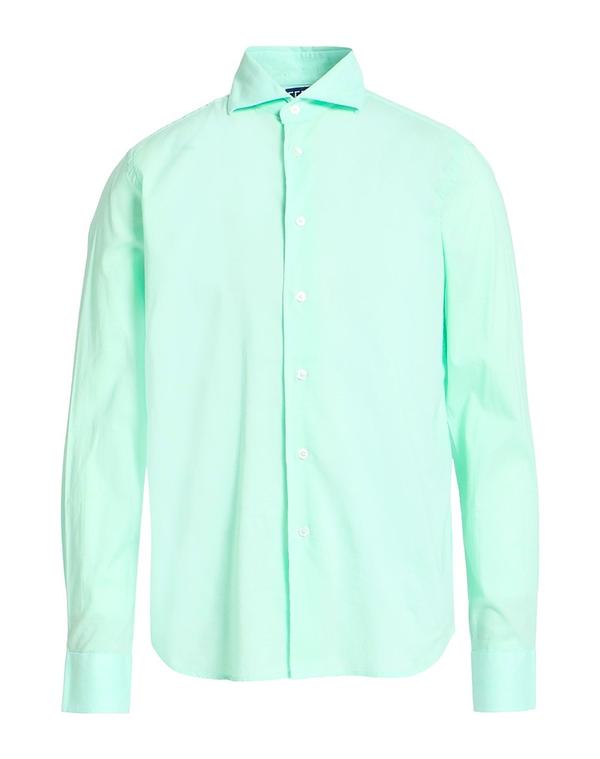 フェデーリ メンズ トップス シャツ FEDELIght Green グリーン｜ReVida 店