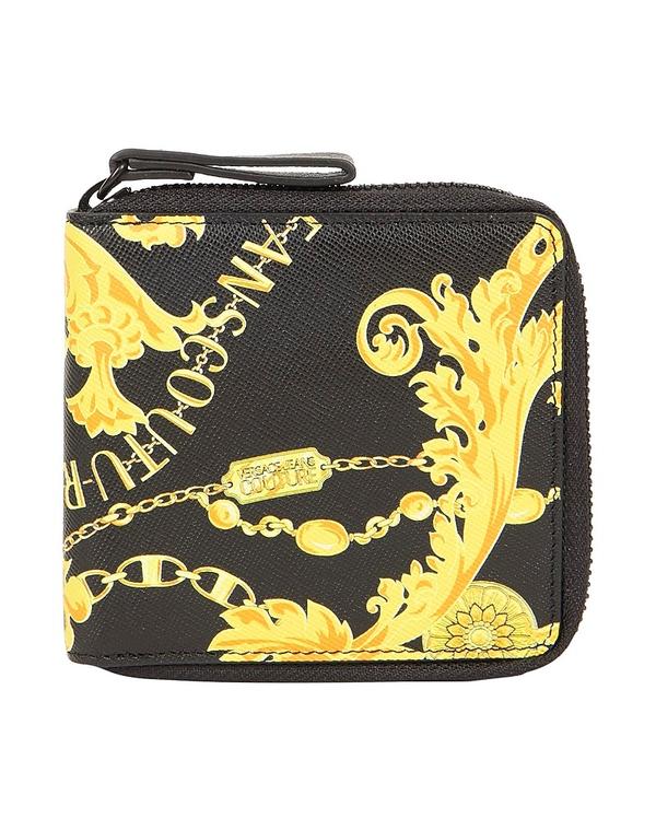 ヴェルサーチ メンズ 付属品 紙入れ VERSACE JEANS COUTURE Black 黒いこと