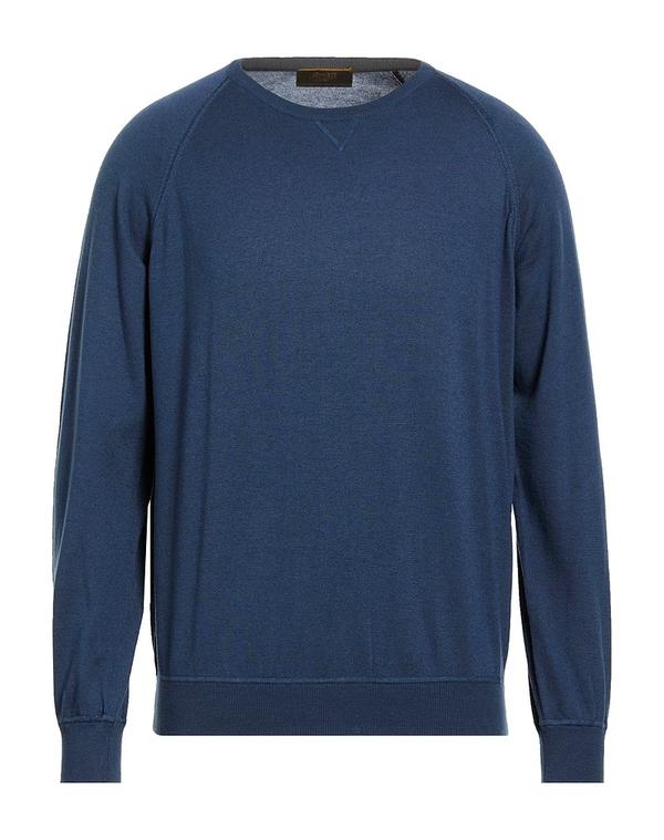 ムーレー メンズ トップス シャツ プルオーバー MOORER Blue Gray グレー|ReVida 店