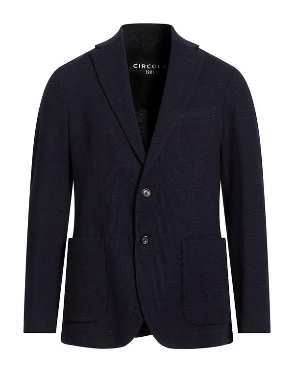 チルコロ 1901 メンズ アウター ジャケット・ブルゾン テーラードジャケット CIRCOLO 1901 Midnight Blue ブルー｜ReVida 店