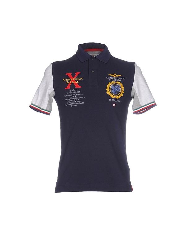 アエロノーティカミリターレ メンズ トップス スポーツシャツ AERONAUTICA MILITARE Midnight Blue 青み