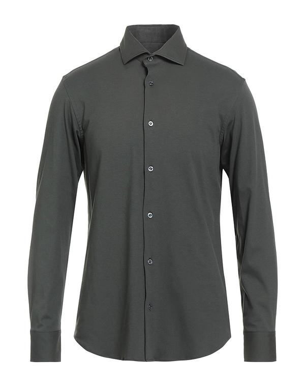 ムーレー メンズ トップス シャツ MOORER Dark Green グリーン|ReVida 店