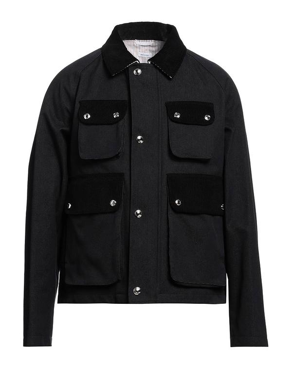 トムブラウン メンズ アウター ジャケット・ブルゾン THOM BROWNE ブルゾン Black ブラック