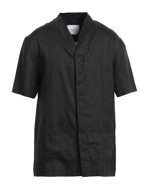 ガレパリ メンズ トップス シャツ GALLE Paris Black ブラック｜ReVida 店