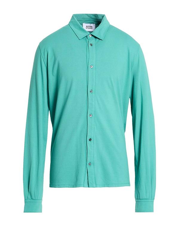 アルファス テューディオ メンズ トップス シャツ ALPHA STUDIO Emerald エメラルド｜ReVida 店