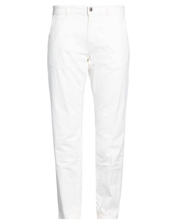 バルバナポリ メンズ ボトムス カジュアルパンツ BARBA Napoli White ホワイト|ReVida 店