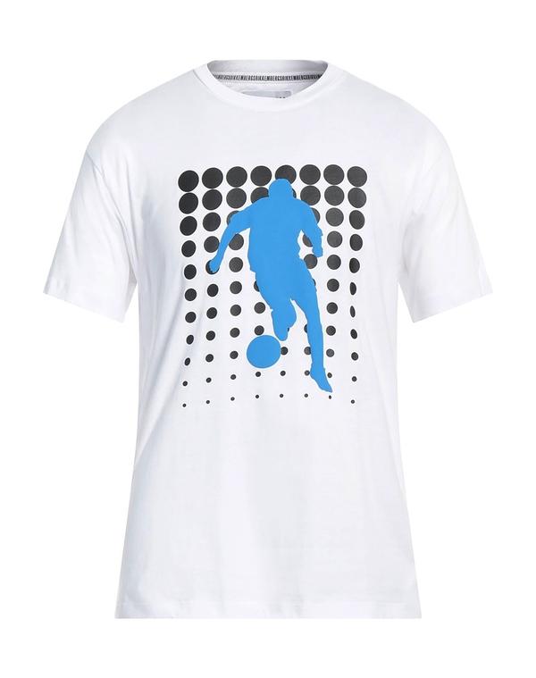 ビッケンバーグス メンズ トップス Tシャツ BIKKEMBERGS White ホワイト｜ReVida 店