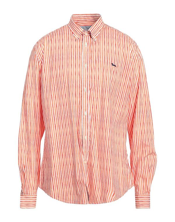 ハーモント & ブレイン メンズ トップス シャツ HARMONT & BLAINE Tomato Red レッド|ReVida 店