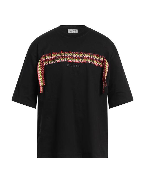 ランバン メンズ トップス Tシャツ LANVIN Black ブラック｜ReVida 店