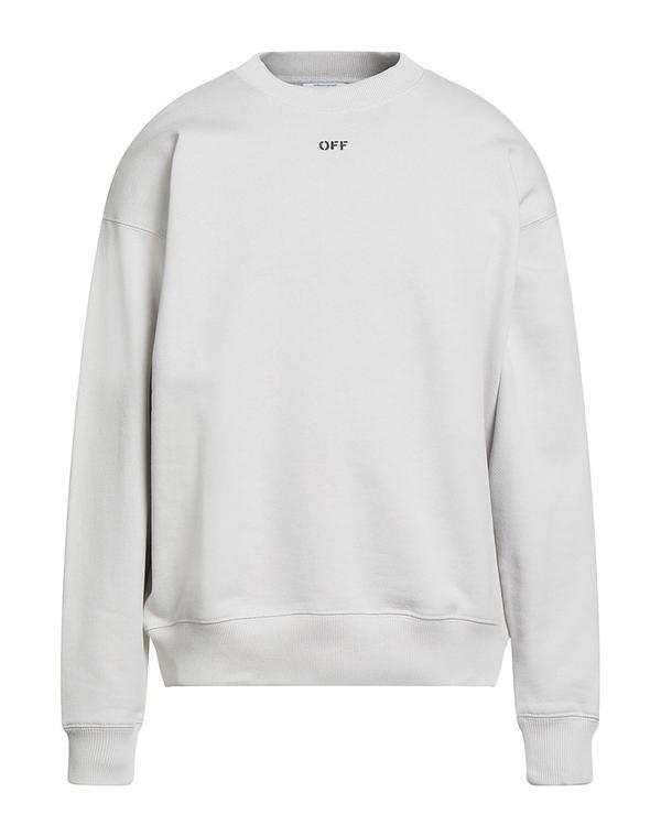オフ-ホワイト メンズ アウター パーカー・スウェット OFF-WHITE Light Gray グレー｜ReVida 店