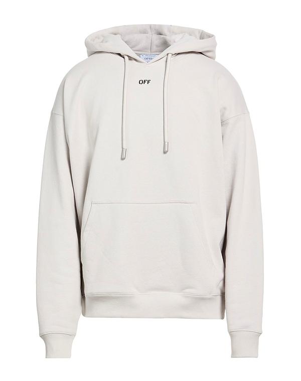 オフ-ホワイト メンズ アウター パーカー・スウェット OFF-WHITE Light Gray グレー|ReVida 店