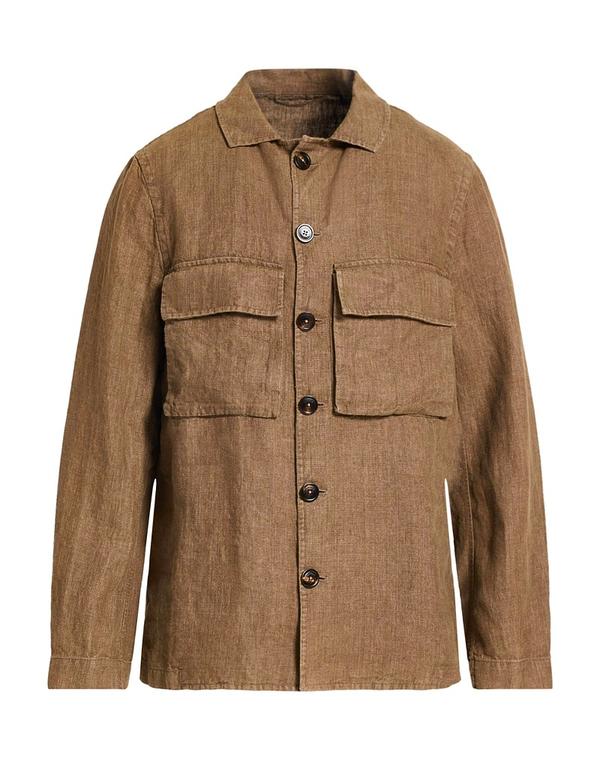 ラルディーニ メンズ トップス シャツ LARDINI Military Green グリーン|ReVida 店