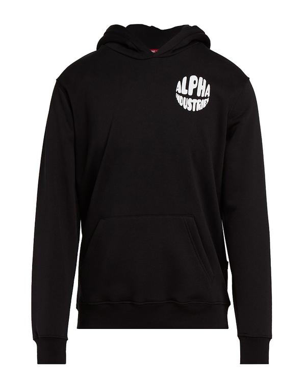 アルファインダストリーズ メンズ アウター パーカー・スウェット ALPHA INDUSTRIES Black ブラック|ReVida 店