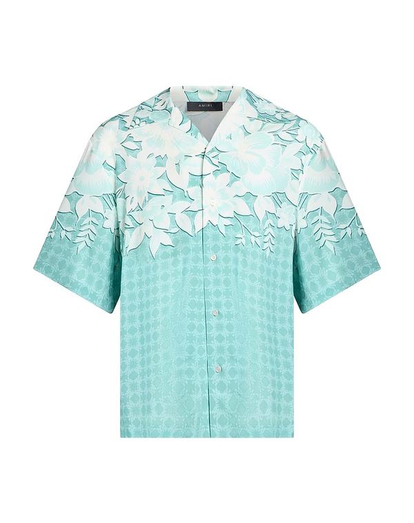 アミリ メンズ トップス シャツ AMIRI Turquoise Blue ブルー｜ReVida 店