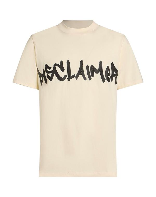 ディスクレーマー メンズ トップス Tシャツ DISCLAIMER Off White オフホワイト|ReVida 店