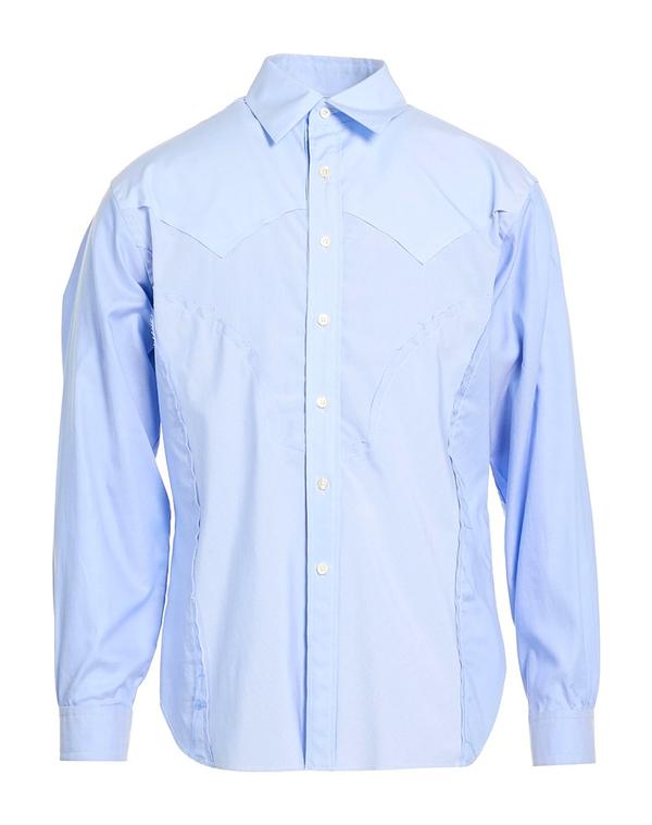 マルタンマルジェラ メンズ トップス シャツ MAISON MARGIELA Light Blue ブルー｜ReVida 店