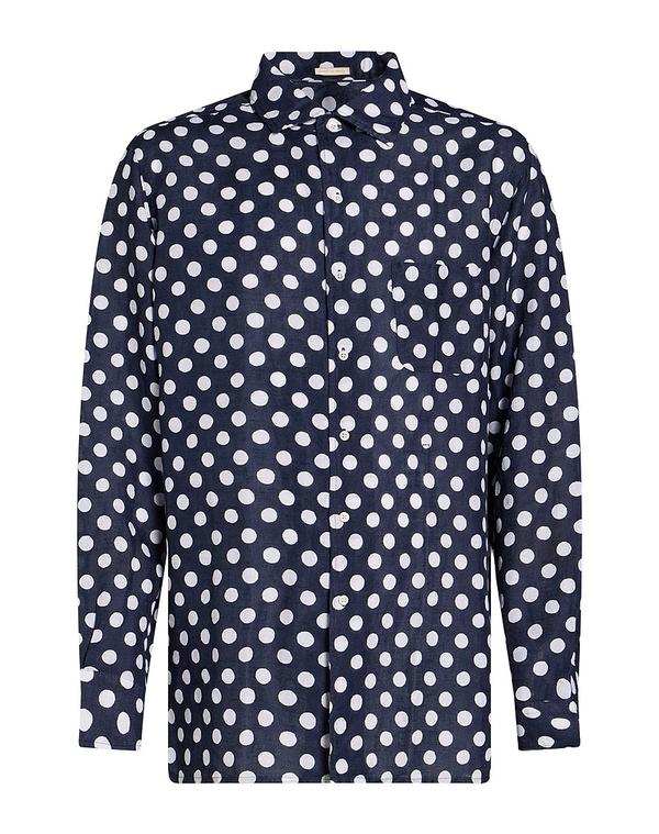 マッシモアルバ メンズ トップス シャツ MASSIMO ALBA Navy ネイビー｜ReVida 店 37,570円