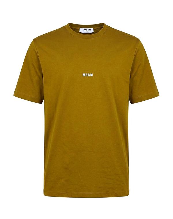 エムエスジイエム メンズ トップス Tシャツ MSGM Khaki カーキ｜ReVida 店 18,115円