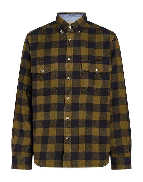 ウール リッチ メンズ トップス シャツ WOOLRICH Military Green グリーン|ReVida 店