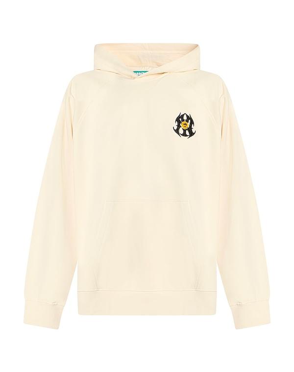 バロー メンズ アウター パーカー・スウェット BARROW Ivory アイボリー|ReVida 店