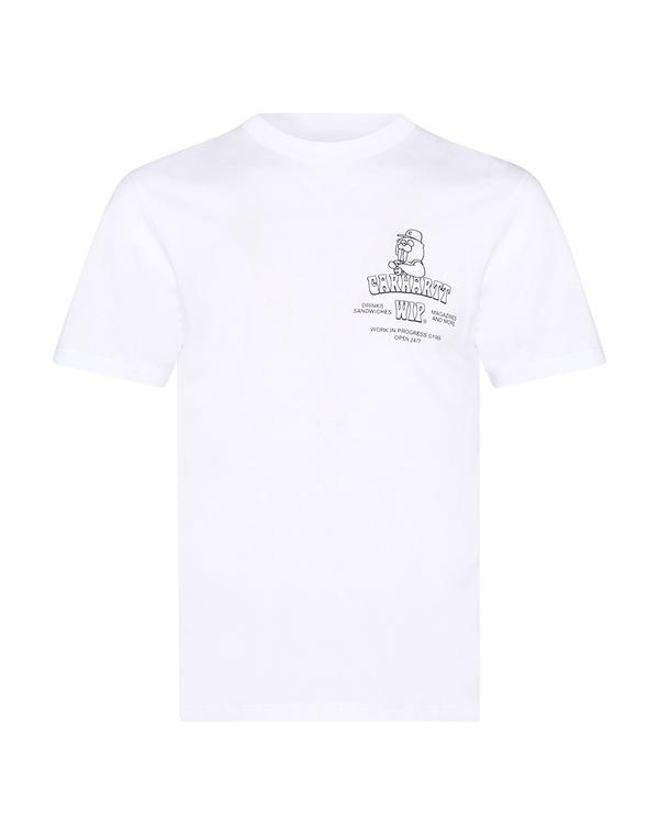 カーハート メンズ トップス Tシャツ CARHARTT White ホワイト｜ReVida 店