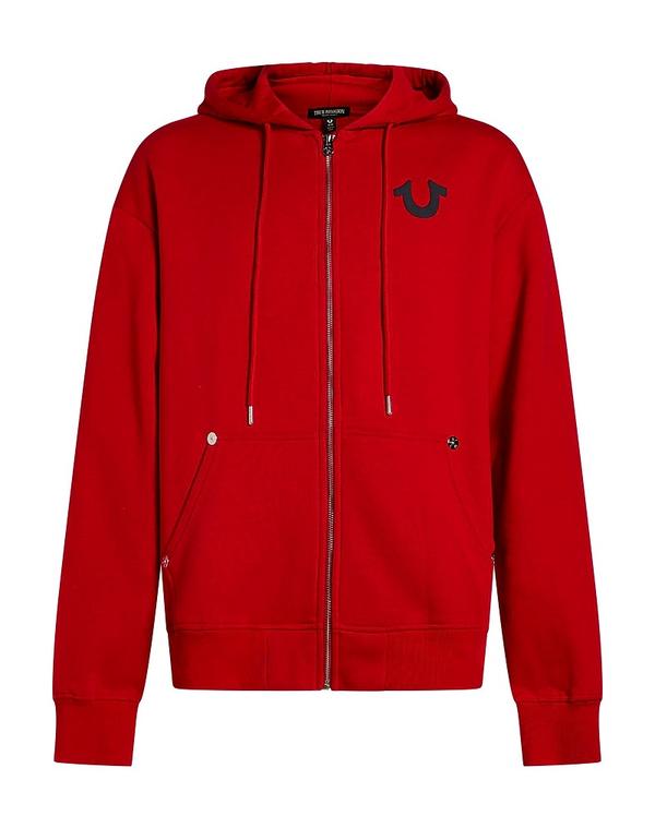 トゥルーレリジョン メンズ アウター パーカー・スウェット TRUE RELIGION Red レッド｜ReVida 店 31,800円