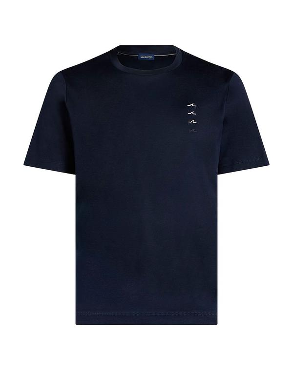 ポールアンドシャーク メンズ トップス Tシャツ PAUL & SHARK Midnight Blue ブルー｜ReVida 店