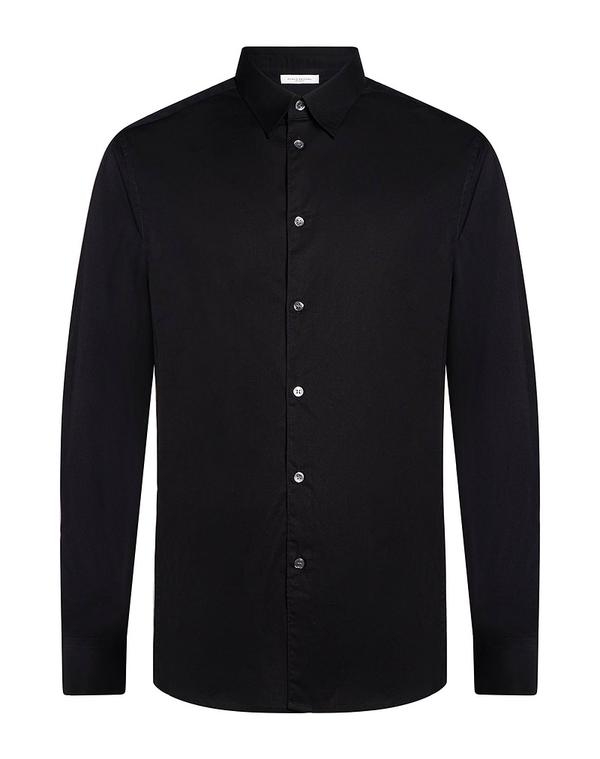 パウロペコラ メンズ トップス シャツ PAOLO PECORA Black ブラック｜ReVida 店