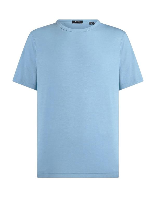 セオリー メンズ トップス Tシャツ THEORY Light Blue ブルー|ReVida 店