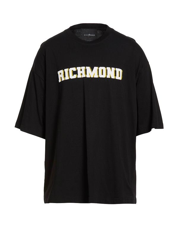 ジョン リッチモンド メンズ トップス Tシャツ JOHN RICHMOND Black ブラック｜ReVida 店