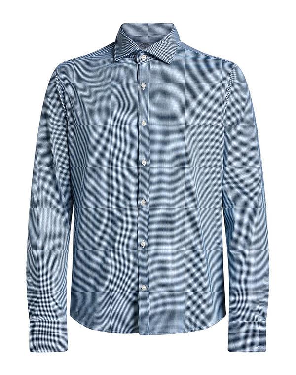 ポールアンドシャーク メンズ トップス シャツ PAUL & SHARK Midnight Blue ブルー|ReVida 店