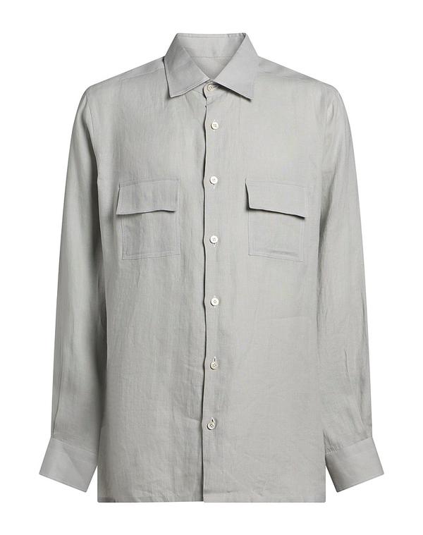 キートン メンズ トップス シャツ KITON Light Gray グレー｜ReVida 店