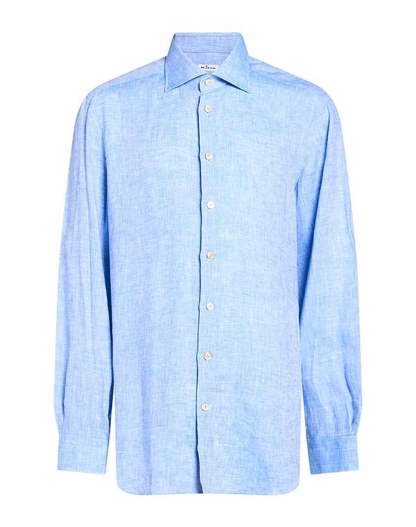 キートン メンズ トップス シャツ KITON Light Blue ブルー|ReVida 店