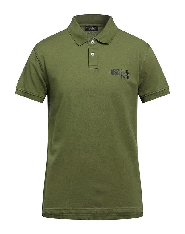 プレイン スポーツ メンズ トップス ポロシャツ PLEIN SPORT Military Green グリーン｜ReVida 店 17,375円