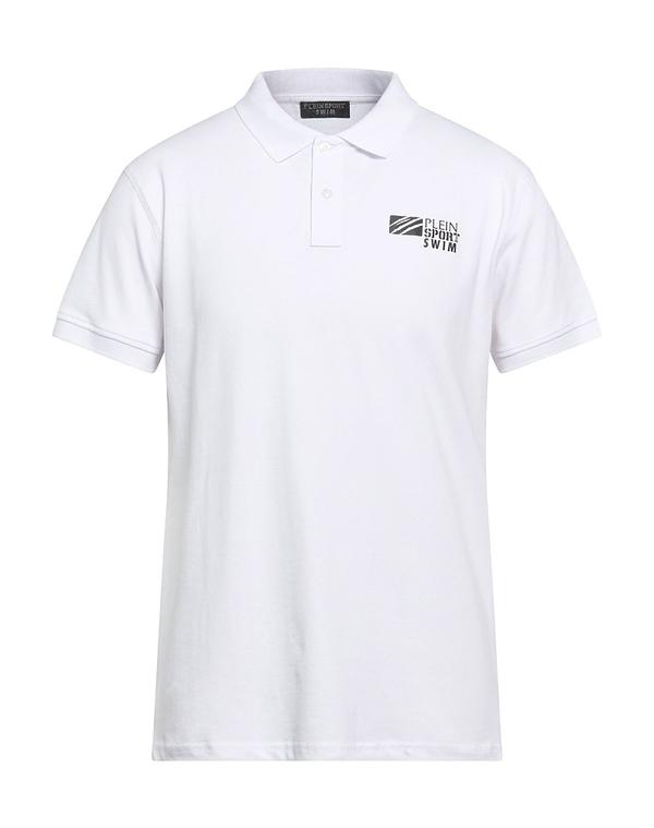 プレイン スポーツ メンズ トップス ポロシャツ PLEIN SPORT White ホワイト|ReVida 店