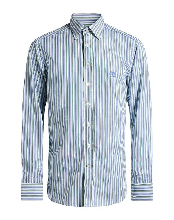 エトロ メンズ トップス シャツ ETRO Sky Blue ブルー|ReVida 店