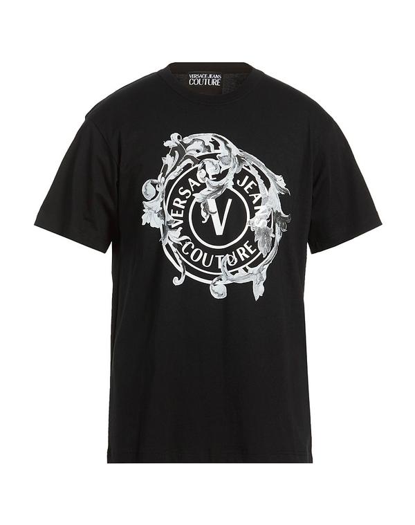 ヴェルサーチ メンズ トップス Tシャツ VERSACE JEANS COUTURE Black ブラック｜ReVida 店 30,420円