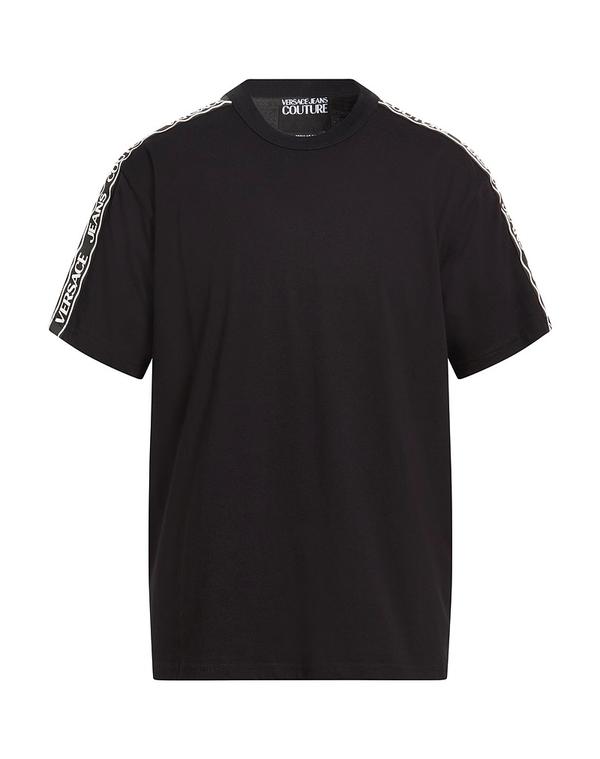 ヴェルサーチ メンズ トップス Tシャツ VERSACE JEANS COUTURE Black ブラック|ReVida 店