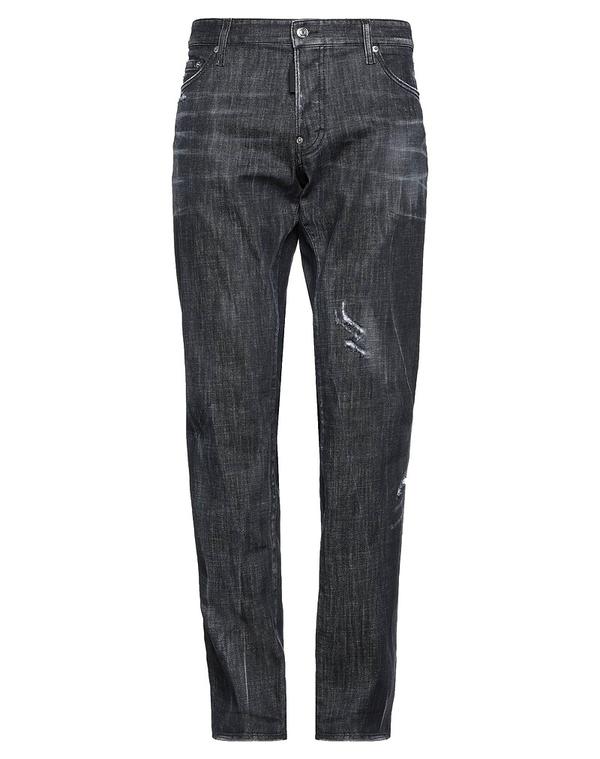ディースクエアード メンズ ボトムス デニムパンツ ストレートレッグ DSQUARED2 Black ブラック|ReVida 店