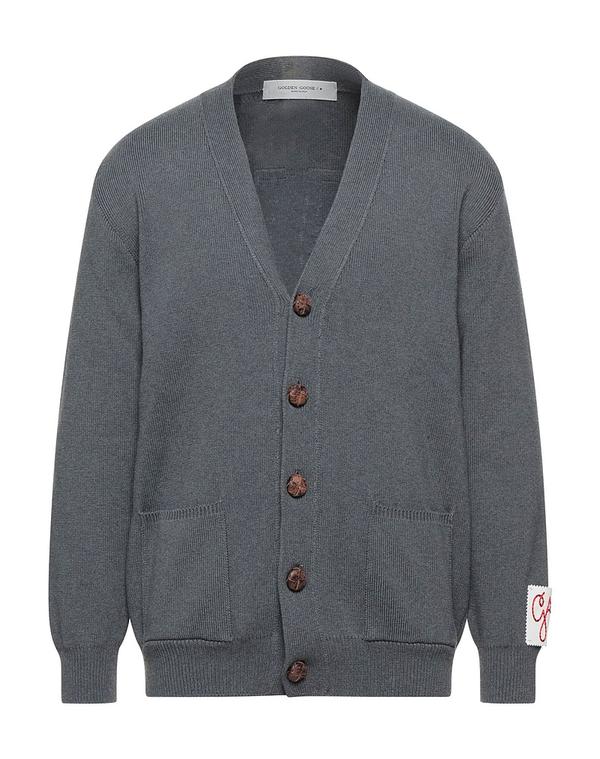 ゴールデングース メンズ アウター カーディガン GOLDEN GOOSE Gray グレー｜ReVida 店