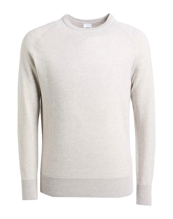 アスペジ メンズ トップス シャツ プルオーバー ASPESI Light Gray グレー|ReVida 店