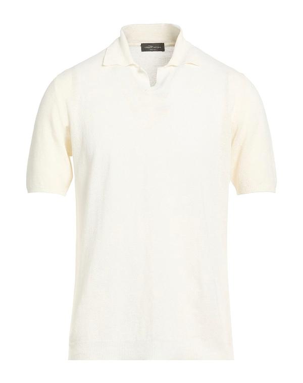 ロベルトコリーナ メンズ トップス シャツ プルオーバー ROBERTO COLLINA Ivory アイボリー｜ReVida 店