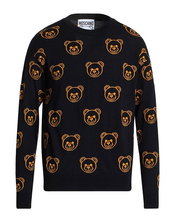 モスキーノ メンズ トップス シャツ プルオーバー MOSCHINO Black ブラック｜ReVida 店