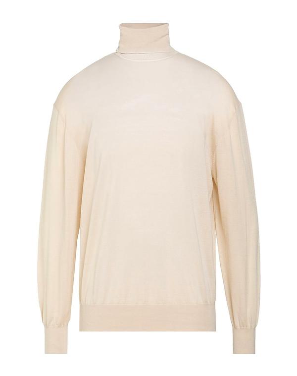 ニールバレット メンズ アウター ニット・セータートルネック NEIL BARRETT Beige ベージュ|ReVida 店